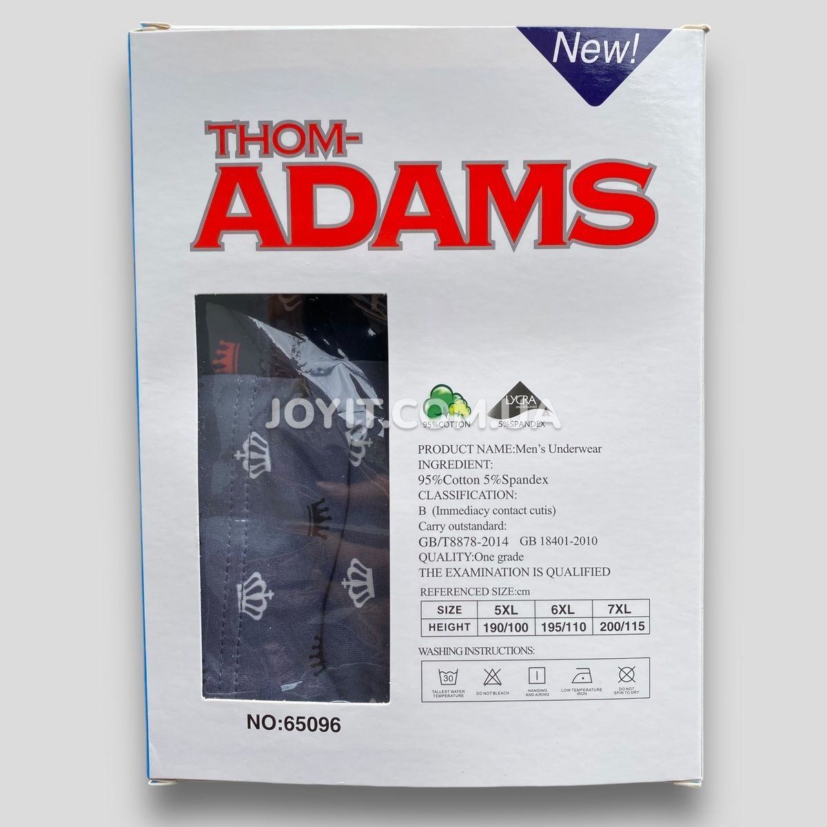 Труси чоловічі батали з Короною Thom Adams 7XL (65096) 2 шт 65096 фото