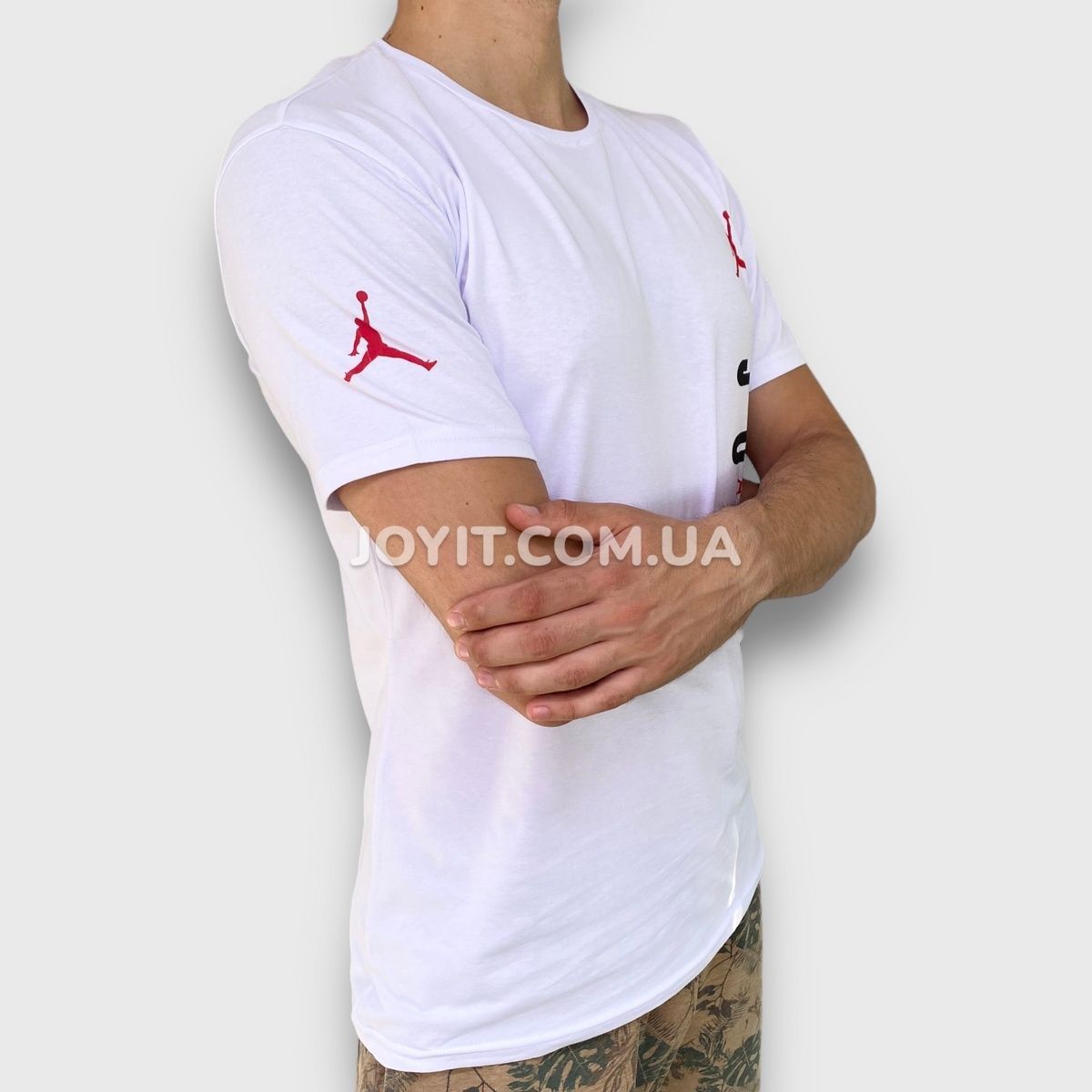 Чоловіча біла футболка Moranni 2XL, 1 шт 8225 фото