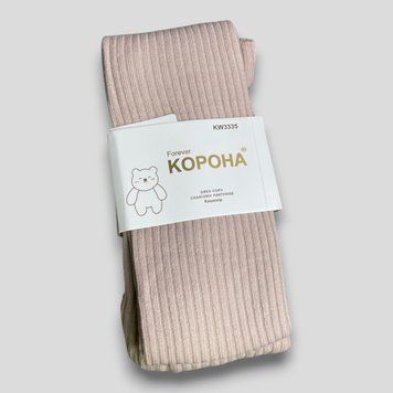 Тёплые колготки на девочку 10-12 лет белые Корона, 1 шт KW3335 фото