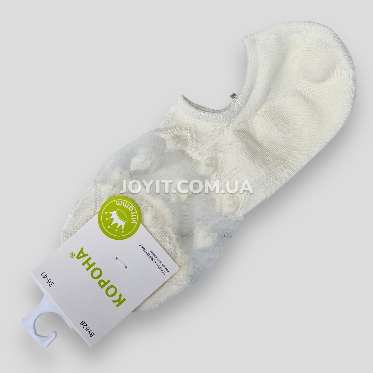 Носки женские укороченные с фатином &laquo;Корона&raquo; (36-41) BY628-19 фото