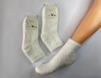 Носки женские норковые &laquo;Золото&raquo; белые (37-41) С513-6 фото