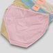 Трусы женские слипы хлопковые Hnna с надписью Love, 4XL, 4 шт