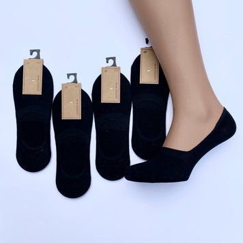Следы мужские с силиконом чёрные Шугуан 40-45 (А9522-11) 10 пар А9522-11(black) фото