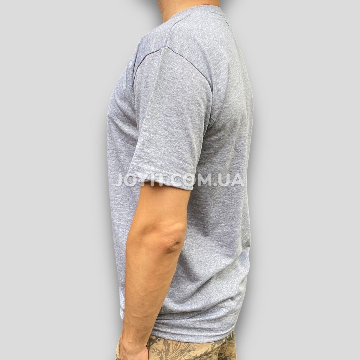 Сіра базова чоловіча футболка Ezgi 3XL, 1 шт 04G фото