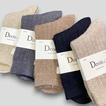 Шкарпетки жіночі з вовни лами р.37-41 Deoiros, 5 пар H8175-9 фото