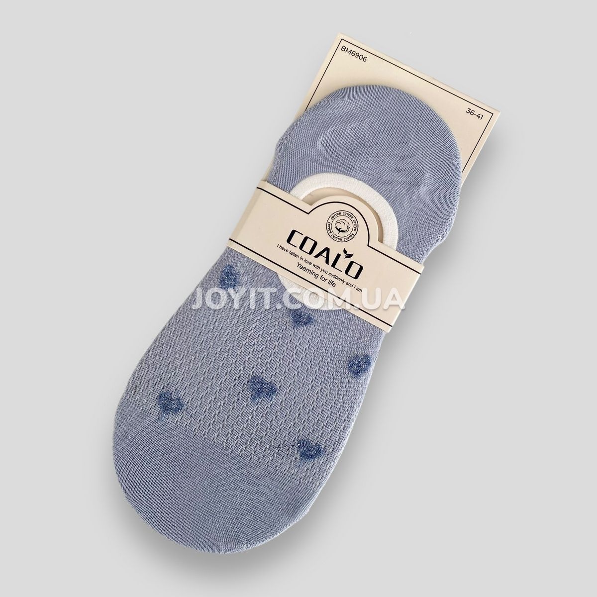 Следы женские летние с силиконом и сеточкой Coalo Socks 36-41 (BM6906)  BM6906 фото