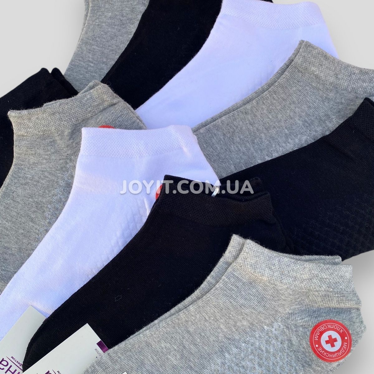 Шкарпетки з масажною стопою короткі Фенна 37-41 (JGH-B029I) 10 пар JGH-B029I фото