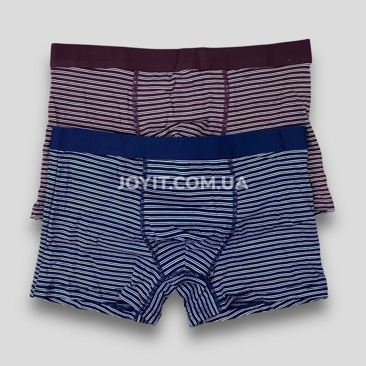 Бавовняні чоловічі труси у смужку Thom Adams, 4XL, 2 шт 65207 фото