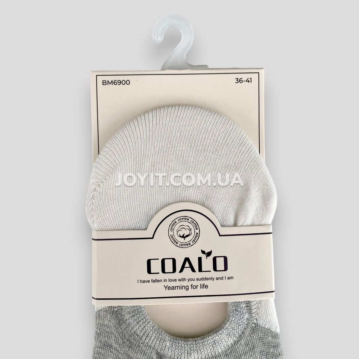 Следы женские летние на силиконе с Котиками Coalo Socks 36-41 (BM6900) BM6900 фото