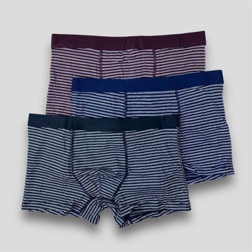 Бавовняні чоловічі труси у смужку Thom Adams, 4XL, 2 шт 65207 фото