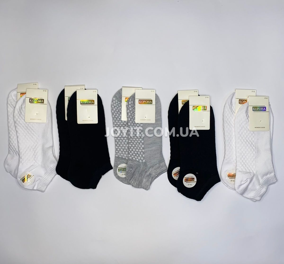 Носки женские хлопковые Корона 37-42 В-2807-1 фото