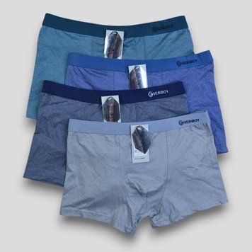 Чоловічі боксери VERIBOY однотонні 4XL, 2 шт 1822 фото