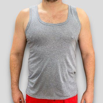 Мужская базовая серая майка Ezgi 3XL, 1 шт 02G фото