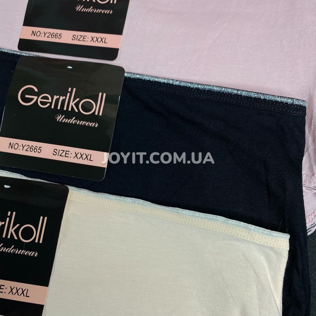 Трусы женские слипы хлопковые Gerricoll, 3XL, 4 шт Y2665 фото