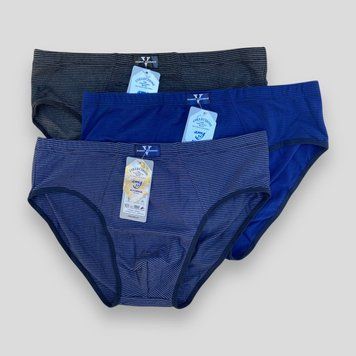 Труси чоловічі бріфи в полоску RyAmigo (3168) 4XL 3 шт 3168 фото
